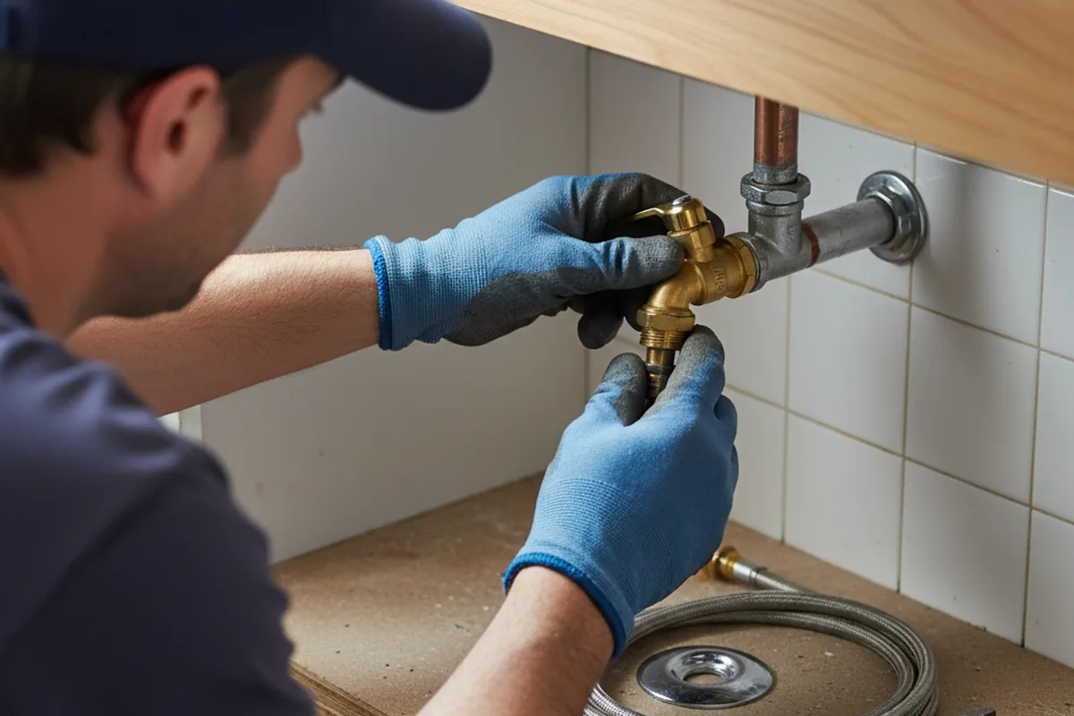 Shutoff valve and fitting work during Emergency Plumbing in Winter Park
